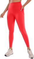 Women Workout Leggings 25 Inches - High Waisted Gym Yoga Pants with Pockets Buttery Soft