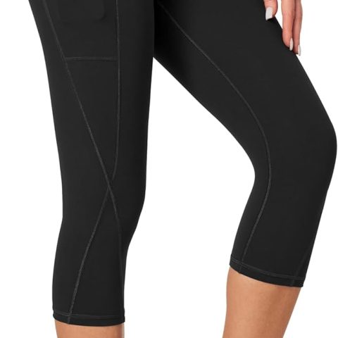 Capri Leggings for Women High Waisted Capri Leggings with Pockets for Women Tummy Control Yoga Pants Women