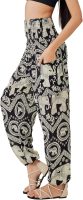 Boho Pants for Women - Hippie Harem Pants Women - Women Yoga Pants – Comfy Bohemian Flowy Hippie Clothes