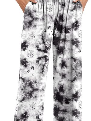 Wide Leg Yoga Pants for Women Casual Loose Cozy Sweatpants High Waisted Lounge Pajama Flowy Pants With Pockets