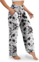 Wide Leg Yoga Pants for Women Casual Loose Cozy Sweatpants High Waisted Lounge Pajama Flowy Pants With Pockets