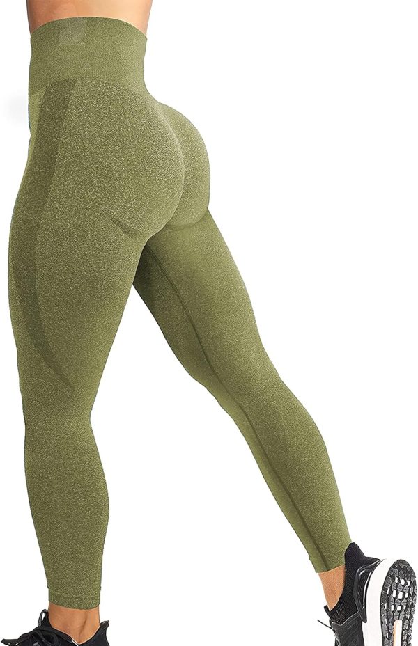 Women Seamless Workout Leggings Gym High Waist Yoga Pants